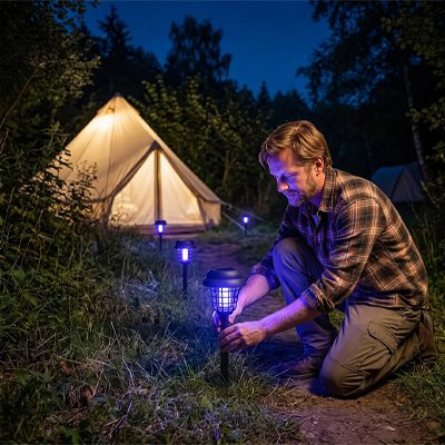 Lampe anti moustique 