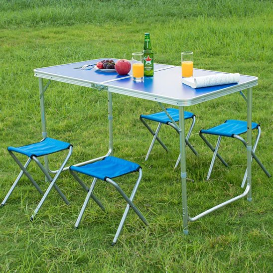 Table pliante camping